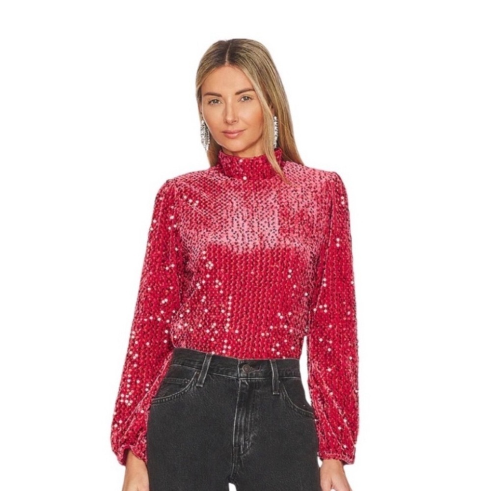 Sanctuary sequins top